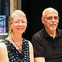 Members of the moth: Frank J. and Paula Loccisano